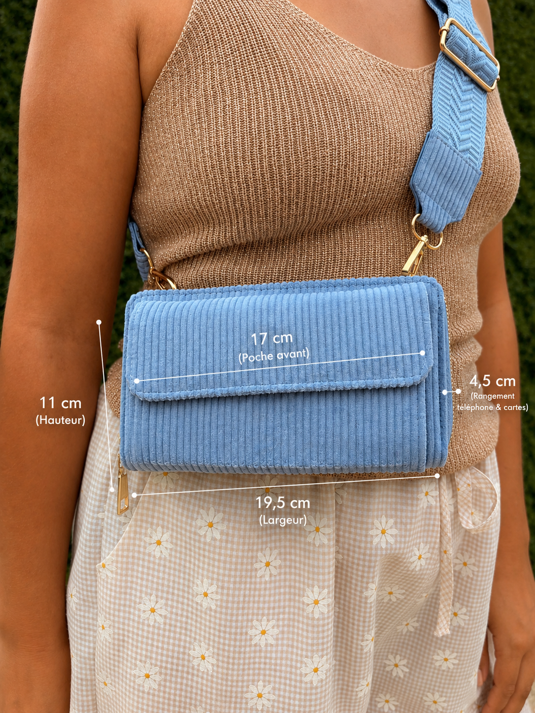 sac Bleu - mesure