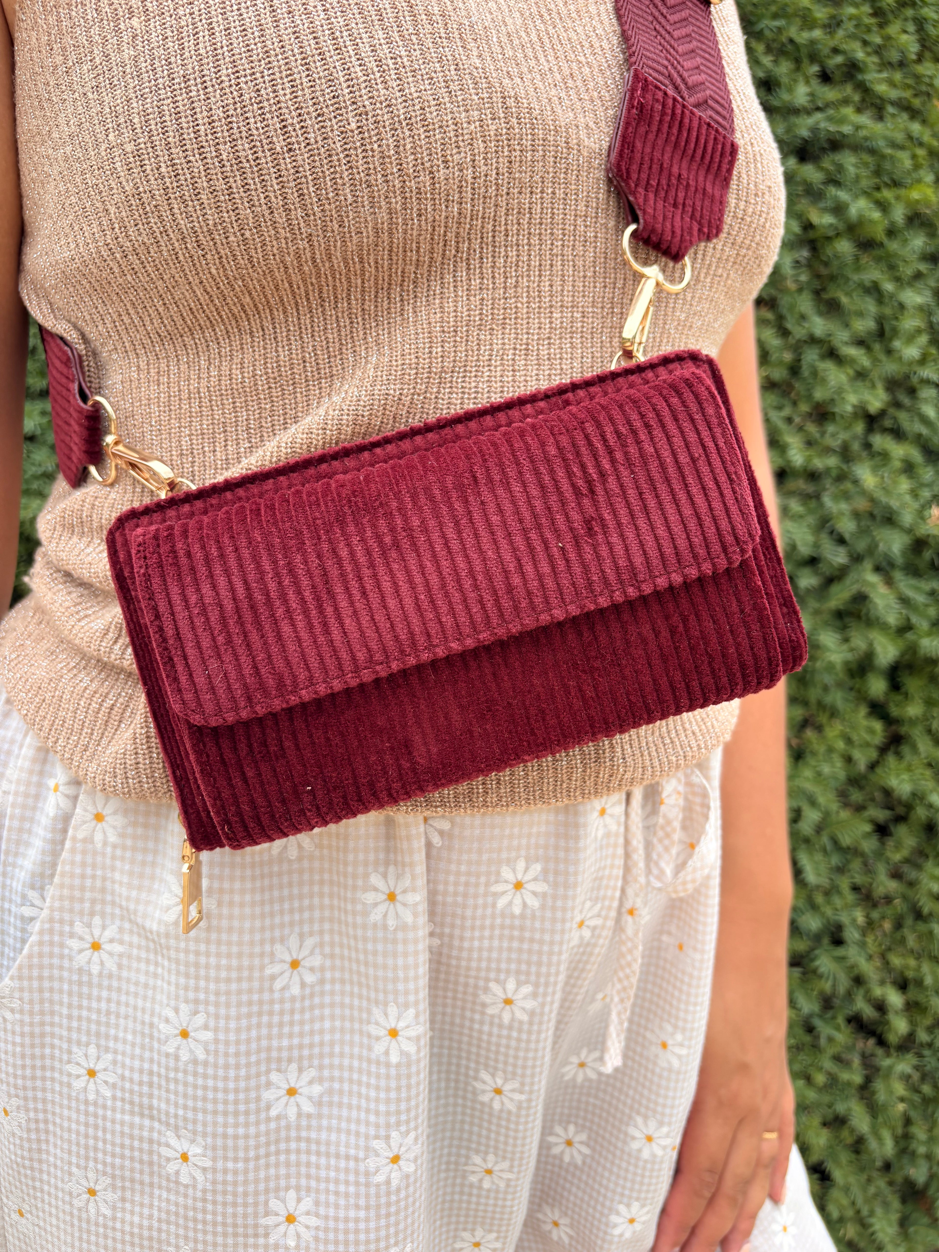 sac bordeaux - face
