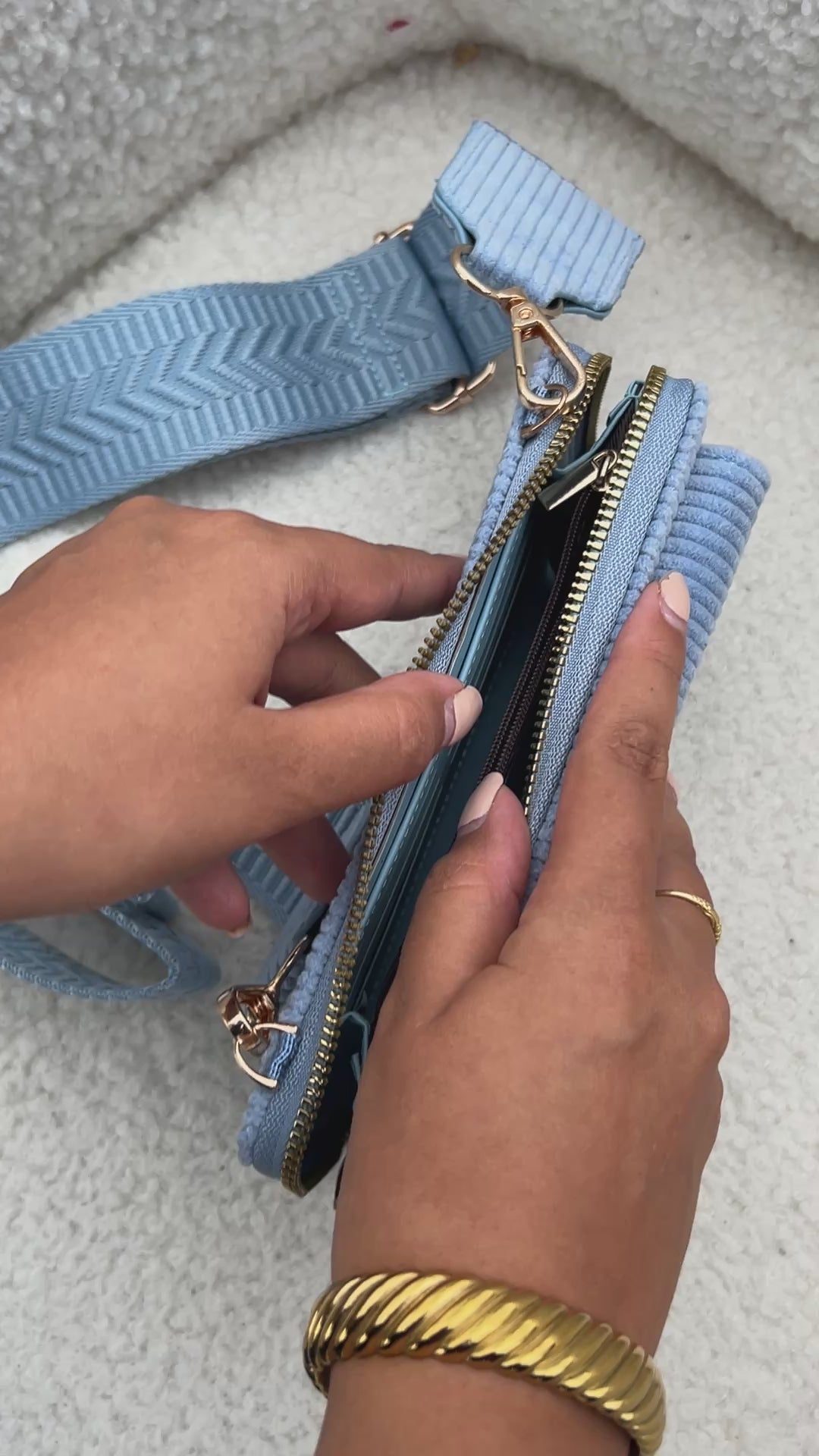sac bleu - video 